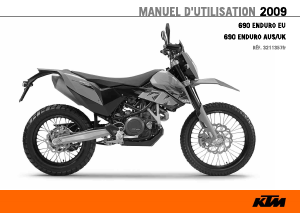 Mode d’emploi KTM 690 Enduro EU (2009) Moto