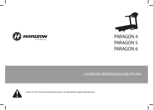 Bedienungsanleitung Horizon Fitness Paragon 4 Laufband