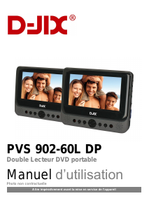 Mode d’emploi D-Jix PVS 902-60L DP Lecteur DVD