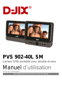 Mode d’emploi D-Jix PVS 902-40L SM Lecteur DVD