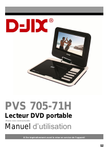 Mode d’emploi D-Jix PVS 705-71H Lecteur DVD