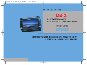 Mode d’emploi D-Jix PVS 750 Lecteur DVD