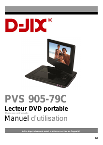 Mode d’emploi D-Jix PVS 905-79C Lecteur DVD