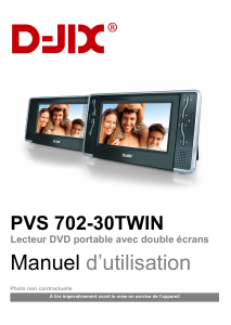 Mode d’emploi D-Jix PVS 702-30 TWIN Lecteur DVD