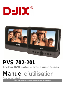 Mode d’emploi D-Jix PVS 702-20L Lecteur DVD
