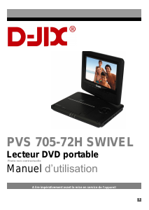 Mode d’emploi D-Jix PVS 705-72H SWIVEL Lecteur DVD