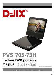 Mode d’emploi D-Jix PVS 705-73H Lecteur DVD
