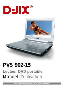 Mode d’emploi D-Jix PVS 902-15 Lecteur DVD
