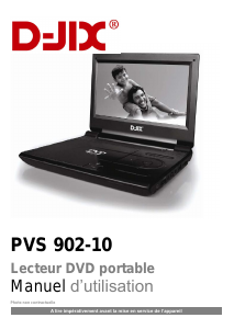 Mode d’emploi D-Jix PVS 902-10 Lecteur DVD