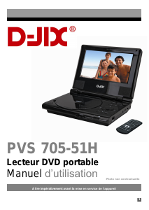 Mode d’emploi D-Jix PVS 705-51H Lecteur DVD