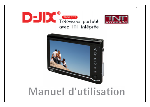 Mode d’emploi D-Jix T820 TNT Téléviseur LCD