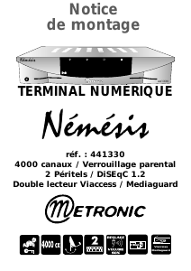 Mode d’emploi Metronic 441330 Nemesis Récepteur numérique