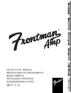 Manual de uso Fender Frontman Amplificador de guitarra