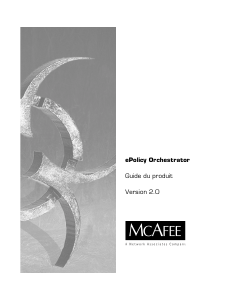 Mode d’emploi McAfee ePolicy Orchestrator 2.0