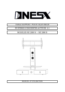 Mode d’emploi NESX NE2000B Monture de moniteur