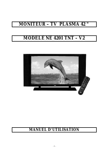 Mode d’emploi NESX NE4201TNT Téléviseur LCD