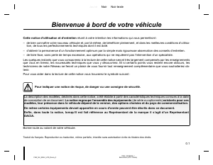 Mode d’emploi Dacia Duster (2010)