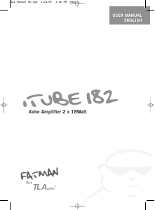 Mode d’emploi Fatman iTube 182 Amplificateur