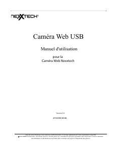 Mode d’emploi Nexxtech USB Webcam