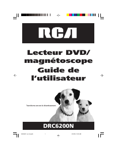 Mode d’emploi RCA DRC6200N Combi DVD-vidéo
