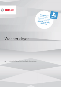 Manual Bosch WKD28542GB Washer-Dryer