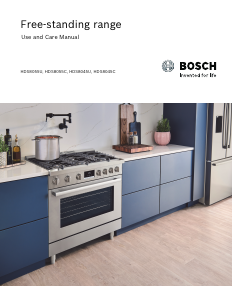 Handleiding Bosch HDS8045U Fornuis