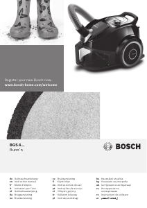 Εγχειρίδιο Bosch BGS4210B Runnn Ηλεκτρική σκούπα