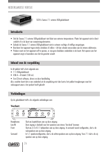 Handleiding Sweex SC016 7.1 Geluidskaart