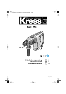 Mode d’emploi Kress BMH 650 Perforateur