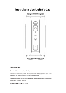 Instrukcja Denver BTV-220 Głośnik