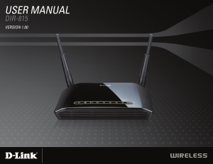 Handleiding D-Link DIR-815 Router