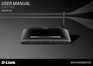 Manual D-Link DSL-2730U Router