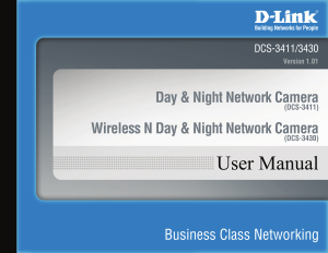 Manual D-Link DCS-3411 IP Camera
