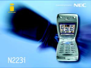 Mode d’emploi NEC N223i Téléphone portable
