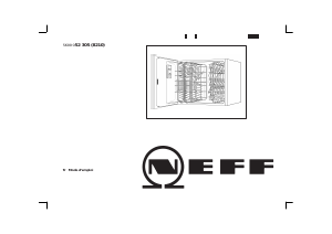 Mode d’emploi Neff S3443B1 Lave-vaisselle