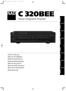 Manual NAD C 320BEE Amplificador