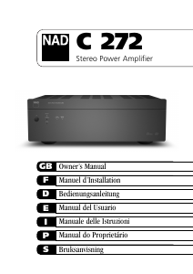 Manual NAD C 272 Amplificador