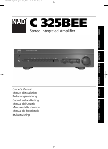 Manual NAD C 325BEE Amplifier