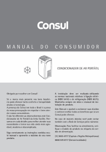 Manual Consul C1A12AB Ar condicionado