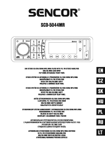 Instrukcja Sencor SCD 5044MR Radio samochodowe