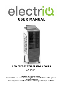 Manual ElectriQ AC150EH Fan