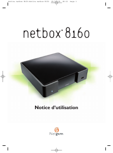 Mode d’emploi Netgem Netbox 8160 Récepteur numérique