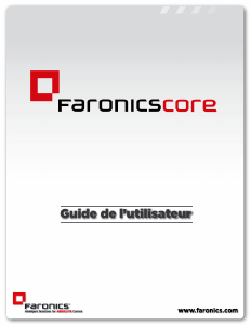 Mode d’emploi Faronics Core