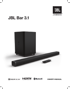 Manual JBL Bar 3.1 Speaker