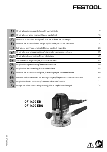 Mode d’emploi Festool OF 1400 EBQ Défonceuse multifonction