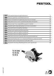 Käyttöohje Festool TS 55 Q Pyörösaha