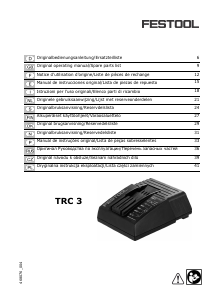 Mode d’emploi Festool TRC 3 Chargeur de batterie