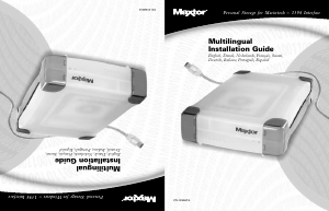 Manual de uso Maxtor 1394 Disco duro