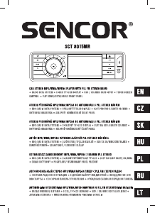 Instrukcja Sencor SCT 8015MR Radio samochodowe