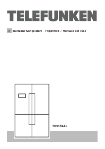 Manuale Telefunken TK916XA+ Frigorifero-congelatore